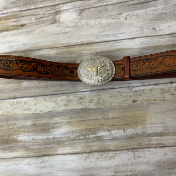 Women’s Genuine Leather Brown Belt - Picture 5 of 5